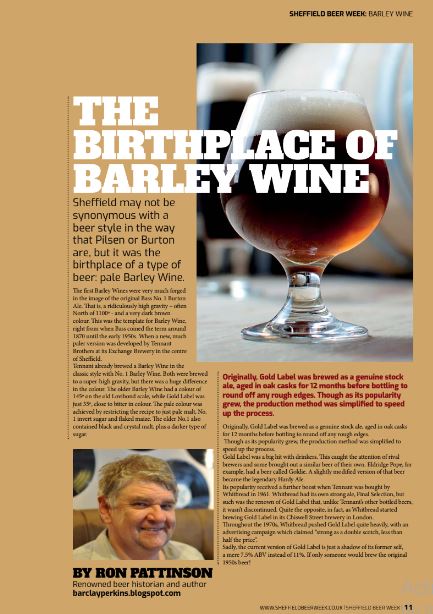 The Birthplace of Barley Wine